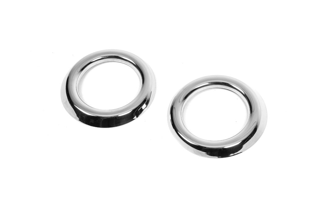 Covers for fog lights 2014-2018 (2 pcs, stainless steel) for Ford Transit 2014↗ - image 3