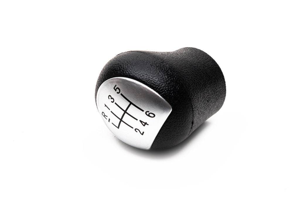 6-speed gear shift knob (black+gray) for Renault Kangoo 1998-2008 - Reelken Auto