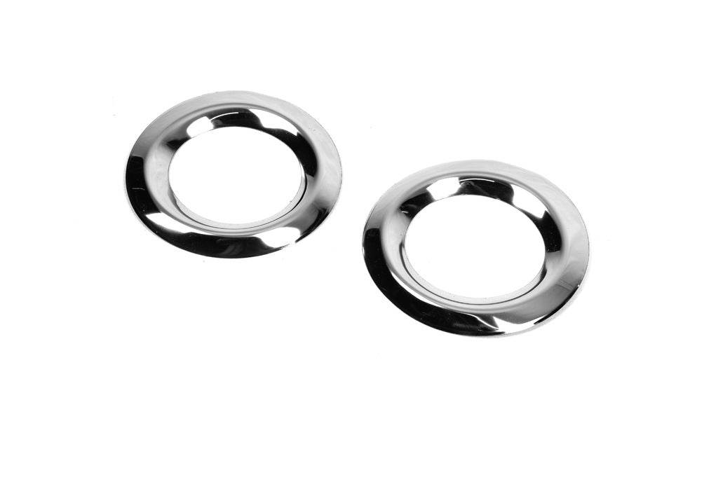 Covers for foglights (2 pcs, stainless steel) for Mercedes Vito / V-class W447 2014↗ year - Reelken Auto