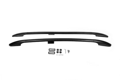 Roof rails OmsaLine Solid (2 pieces, black) for Subaru XV 2011-2017 - Reelken Auto