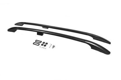 Roof rails OmsaLine Solid (2 pieces, black) for Subaru XV 2011-2017 - Reelken Auto