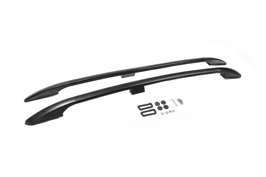 Roof rails OmsaLine Solid (2 pieces, black) for Subaru XV 2011-2017 - Reelken Auto