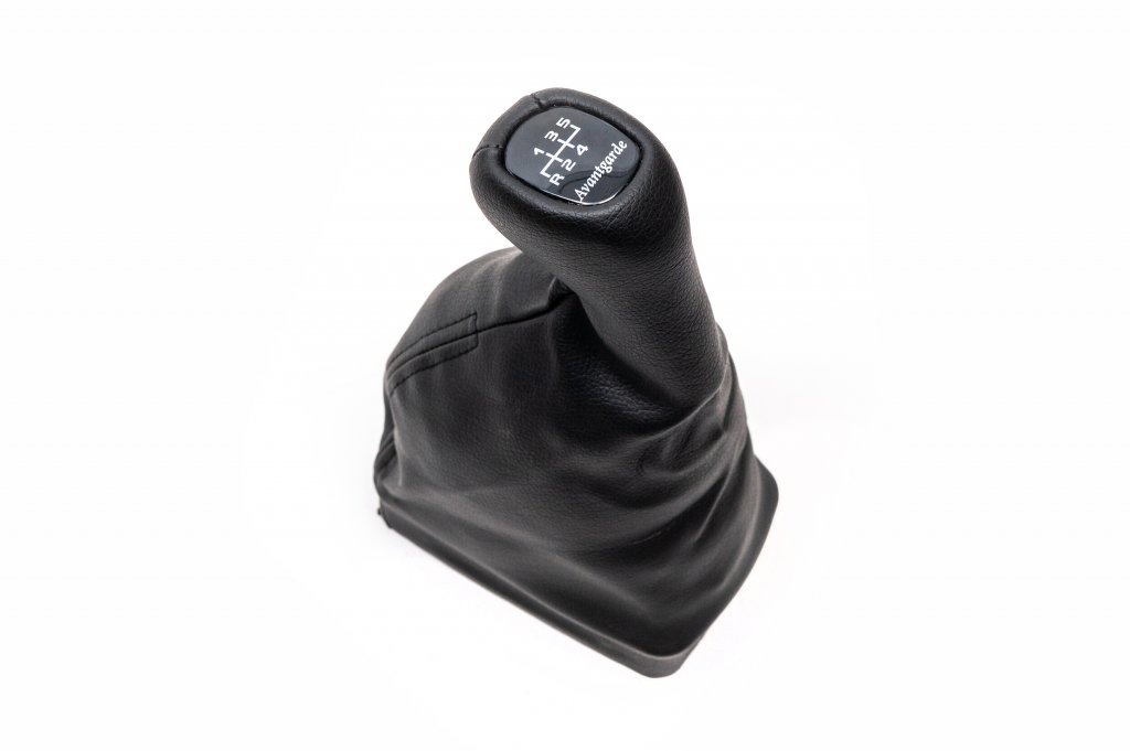 Gear Shift Boot + Knob Avantgard (Leatherette) for Mercedes C-class W202 1993-2001 - image 1