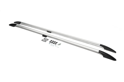 Roof rails OmsaLine Solid (2 pieces, gray) for Ford Custom 2013-2022 - image 1