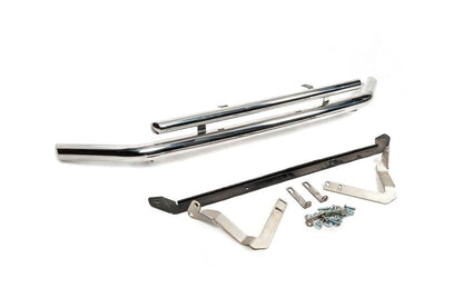 Front double mustache 60 / 48mm (stainless steel) for Volkswagen Caddy 2010-2015 - Reelken Auto