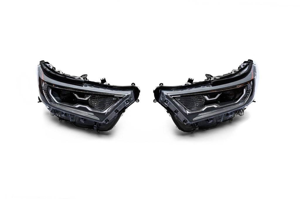 Front LED headlights (Restyling, 2 pcs) for Toyota Rav 4 2019- - Reelken Auto
