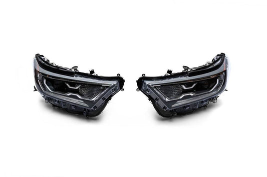 Front LED headlights (Restyling, 2 pcs) for Toyota Rav 4 2019- - Reelken Auto