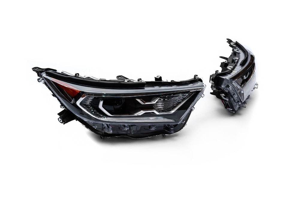 Front LED headlights (Restyling, 2 pcs) for Toyota Rav 4 2019- - Reelken Auto