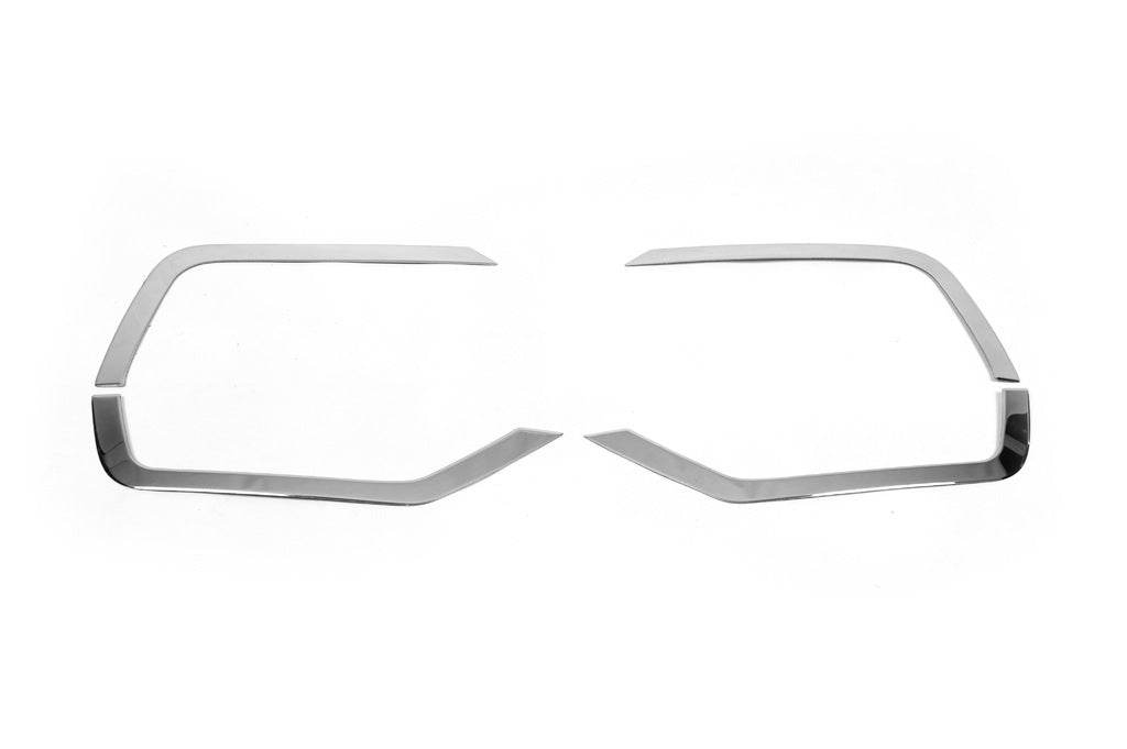 Pads for foglights 2019+ (4 pieces, stainless steel) for Volkswagen T6 - Reelken Auto