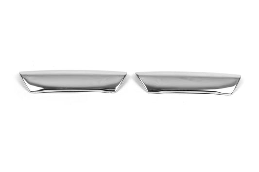 Chrome Armrest Covers (2 pcs, Stainless Steel) for Volkswagen T5 Multivan 2003-2010 - image 2