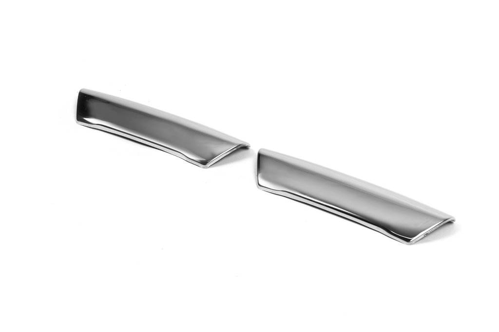 Pads on the armrests (2 PCs, stainless steel) for Volkswagen T5 Caravelle 2004-2010 - Reelken Auto
