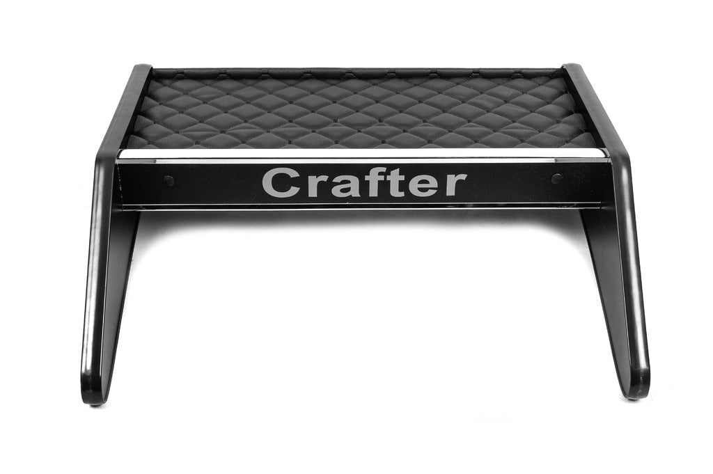 Dashboard Shelf (Black with Black Stitching) for Volkswagen Crafter 2006-2016 - image 3