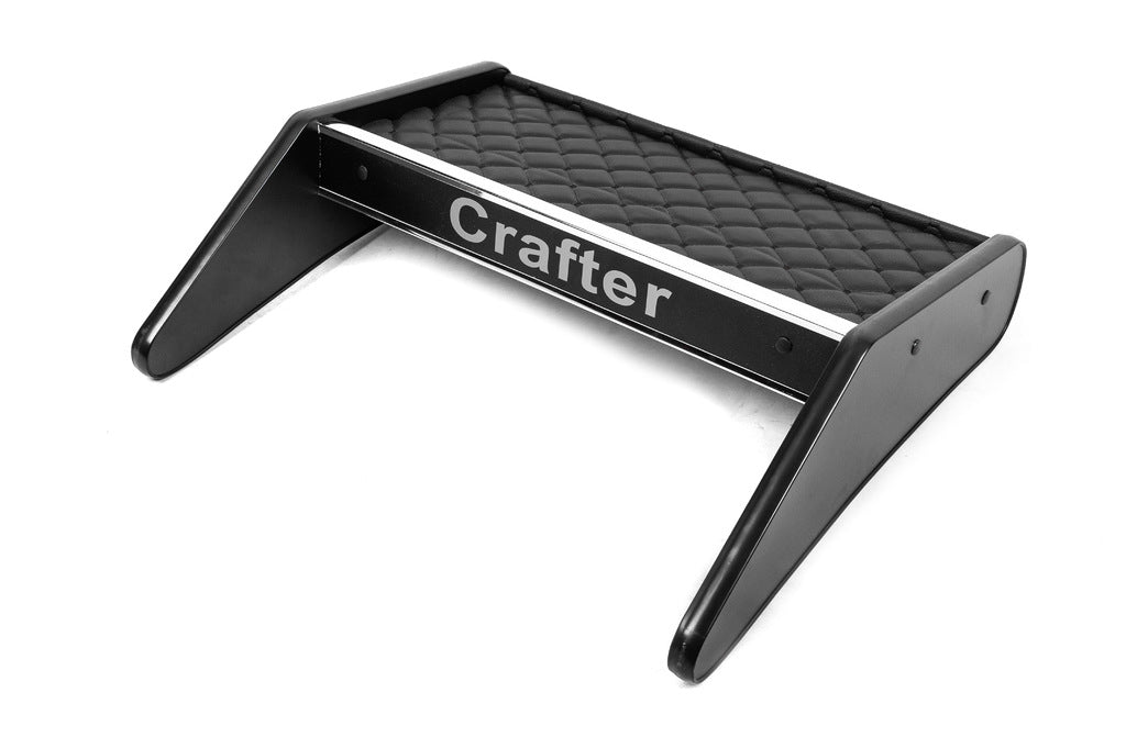 Dashboard Shelf (Black with Black Stitching) for Volkswagen Crafter 2006-2016 - image 1