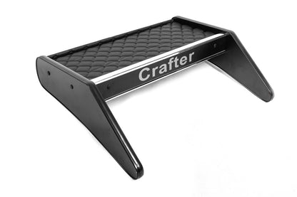 Dashboard Shelf (Black with Black Stitching) for Volkswagen Crafter 2006-2016 - image 2