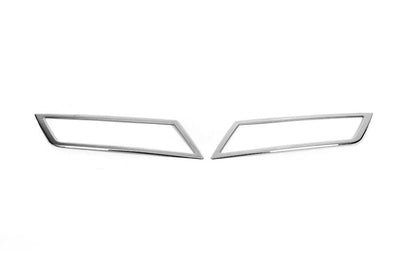 Bezel fog lamps OmsaLine (2 pieces, stainless.) for Skoda Superb 2015-2024 - Reelken Auto