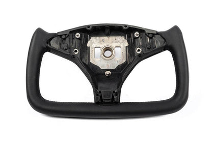 Steering wheel (shkirvinyl, carbon, without heating) for Tesla Model X - Reelken Auto