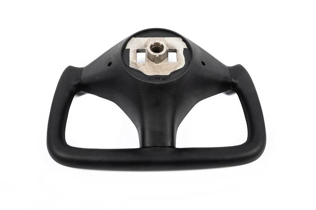 Steering wheel (shkirvinyl, carbon, without heating) for Tesla Model X - Reelken Auto