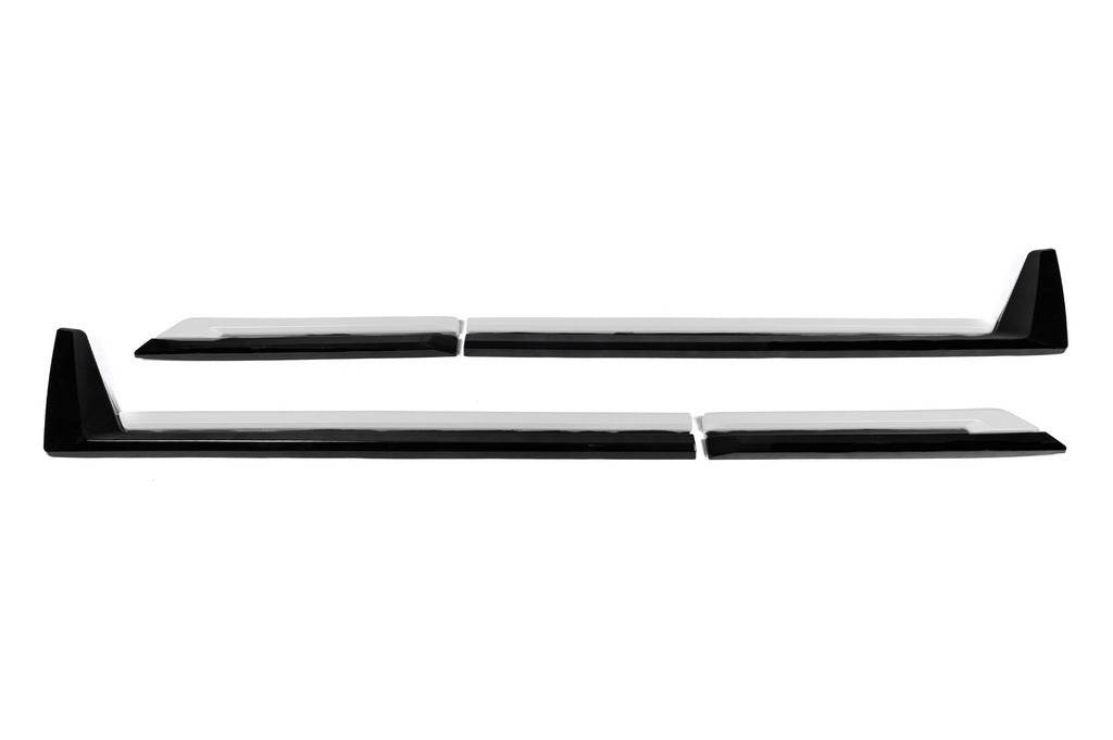 Moldings black F-Sport white+black (4 pcs, ABS) for Lexus LX 500d/600 - Reelken Auto