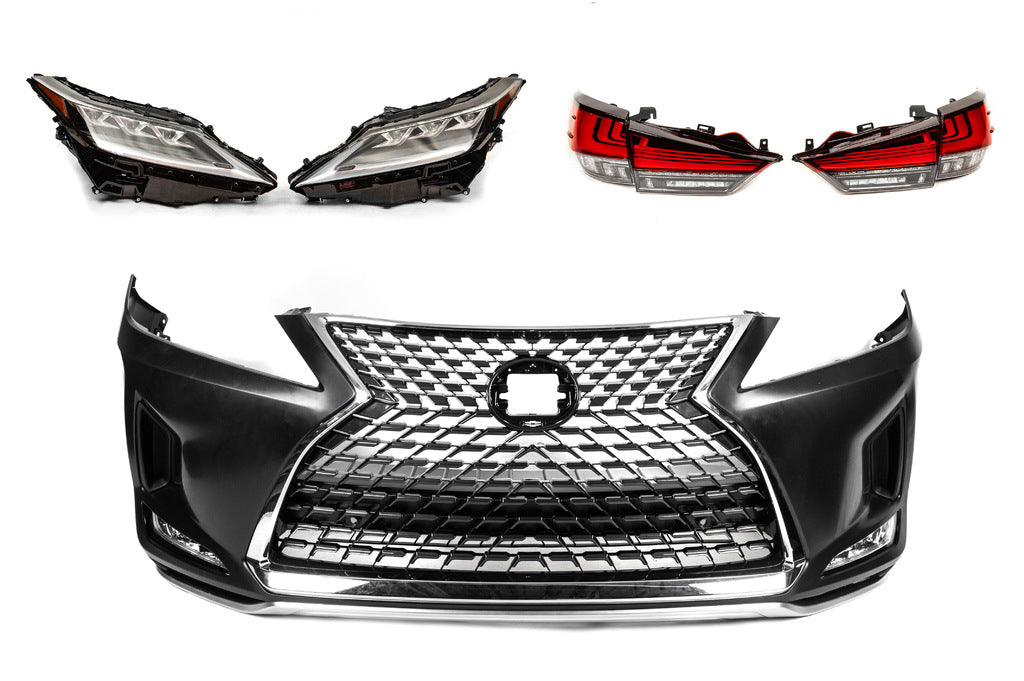 Facelift Kit to 2021 (bumper, headlights, taillights) for Lexus RX 2016-2022 - image 2