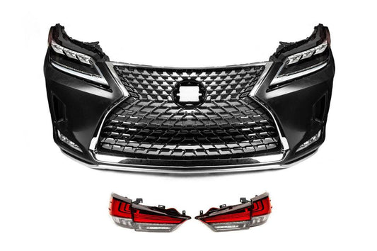 Restyling kit in 2021 (bumper, headlights, feet) for Lexus RX 2016-2022 - Reelken Auto