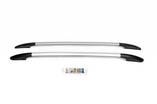 Roof rails OmsaLine Solid (2 pieces, gray) for Isuzu D-Max 2011-2019 - Reelken Auto