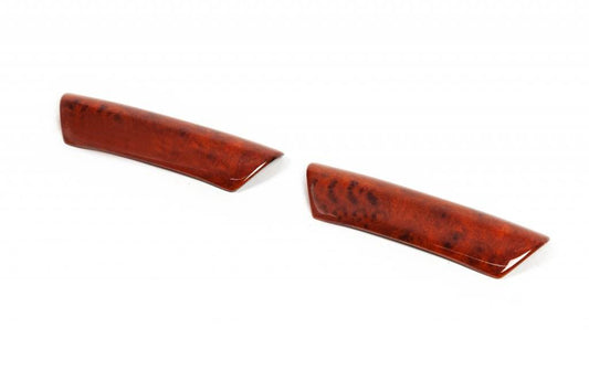 Pads for armrests (2 pieces, wood) for Volkswagen T5 Caravelle 2004-2010 - Reelken Auto