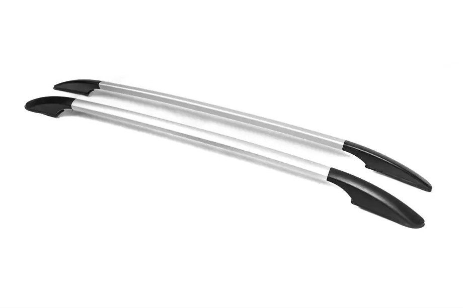 Roof Rails OmsaLine Solid (2 pcs, grey) for Volkswagen Golf 6 2008-2014 - image 1