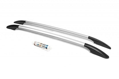 Roof rails OmsaLine Solid (2 pieces, gray) for Isuzu D-Max 2011-2019 - Reelken Auto