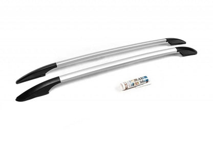 Roof rails OmsaLine Solid (2 pieces, gray) for Isuzu D-Max 2011-2019 - Reelken Auto