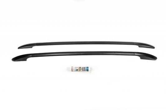 Roof Rails OmsaLine Solid (HB, 2 pcs, black) for Hyundai I-20 2014-2020 - image 1