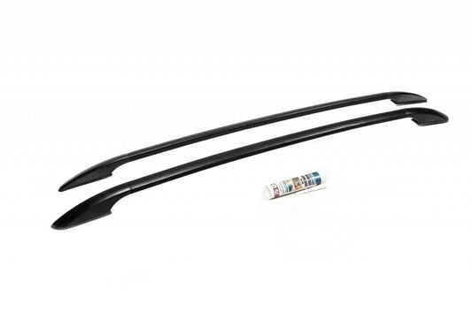 Roof rails OmsaLine Solid (2 pieces, black) for Isuzu D-Max 2011-2019 - Reelken Auto