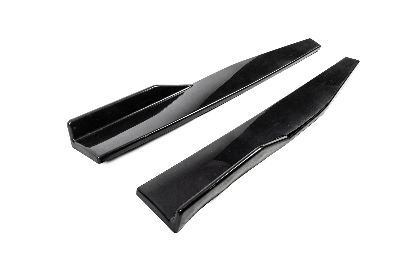 Universal Side Skirt Extensions DPT Aero Black (Gloss Black) - image 3