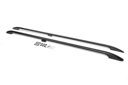 Roof rails OmsaLine Solid (2 pieces, black) for Ford Custom 2013-2022 - image 1