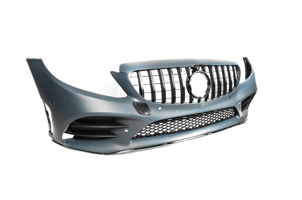 Front bumper assembly (AMG Line 2018-2021) for Mercedes C-сlass W205 2014-2021 - image 10