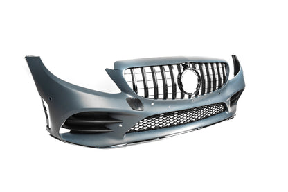 Front bumper assembly (AMG Line 2018-2021) for Mercedes C-сlass W205 2014-2021 - image 5