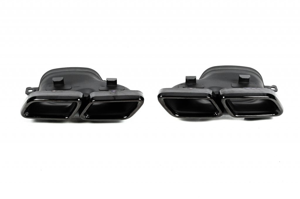 Exhaust Tips Black AMG for Mercedes-Benz - image 1