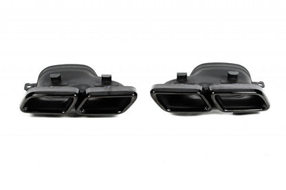 Exhaust Tips Black AMG for Mercedes-Benz - image 1