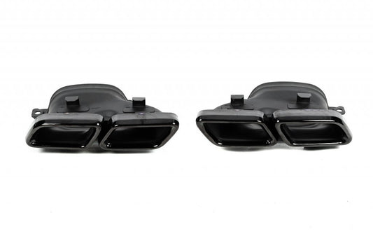 Exhaust Tips Black AMG for Mercedes-Benz - image 1