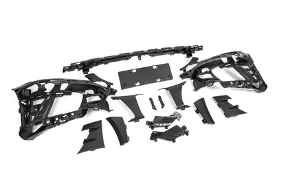 Front bumper assembly (AMG Line 2018-2021) for Mercedes C-сlass W205 2014-2021 - image 13