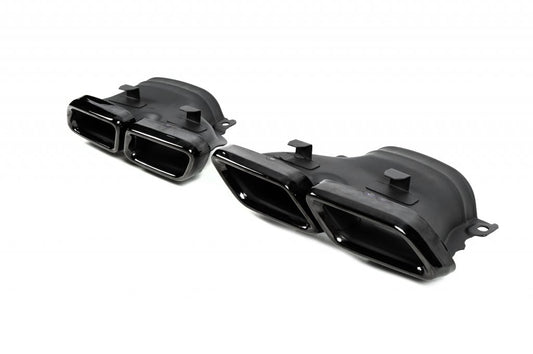 Exhaust Tips Black AMG S63 for Mercedes S-сlass W222 2013-2022 - image 2