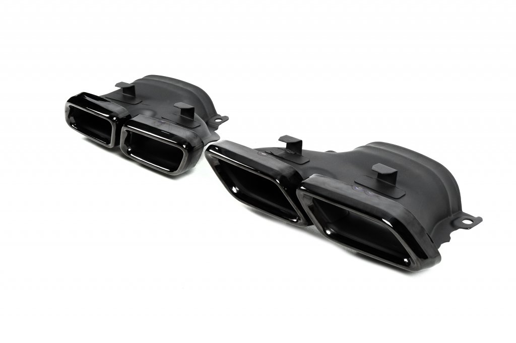 Exhaust Tips Black AMG for Mercedes GLE/ML сlass W166 2011-2018 - image 2