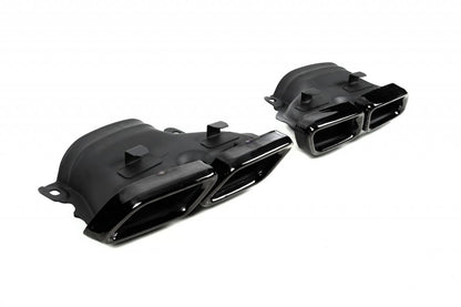 Exhaust Tips Black AMG for Mercedes-Benz - image 7