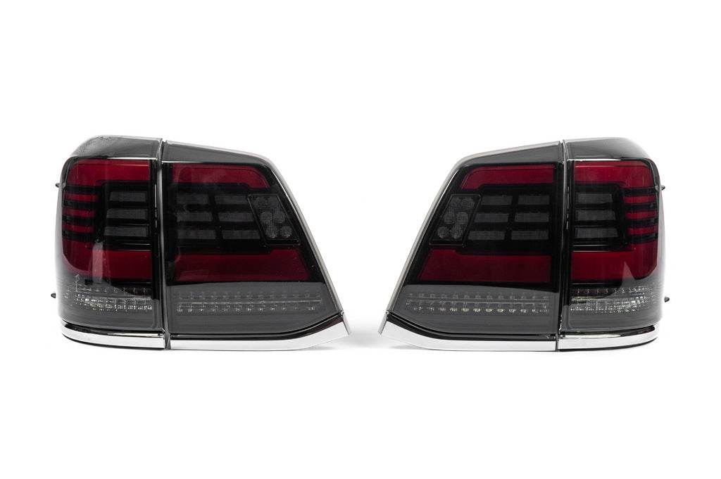 Rear lights 2008-2015 (Sequential Red) for Toyota Land Cruiser 200 - Reelken Auto