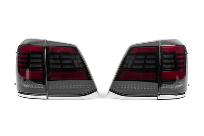 Rear lights 2008-2015 (Sequential Red) for Toyota Land Cruiser 200 - Reelken Auto