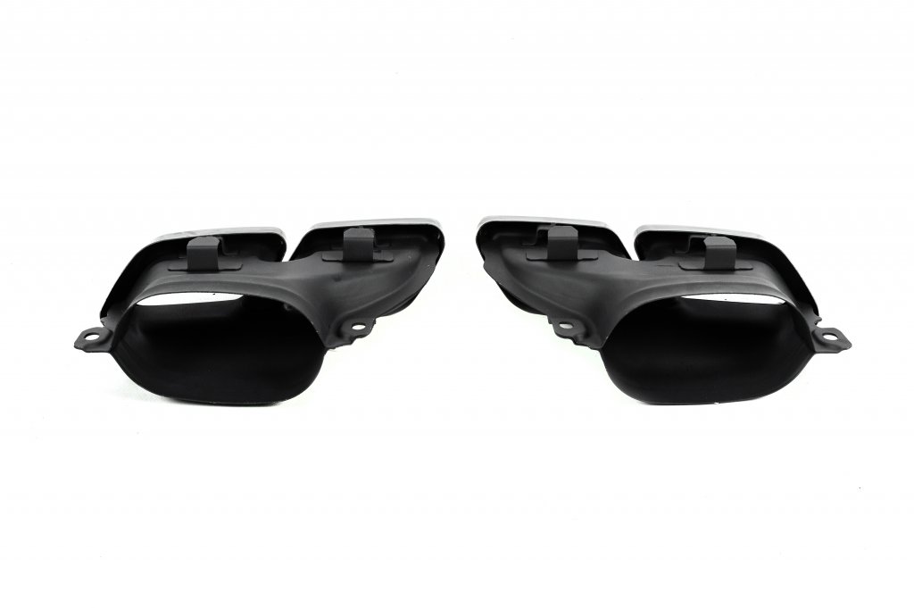 Exhaust Tips Black AMG for Mercedes-Benz - image 8