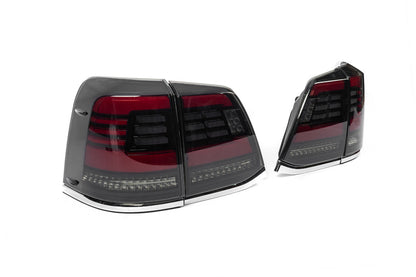 Tail Lights 2008-2015 (Sequential Red) for Toyota Land Cruiser 200 2007-2021 - image 1