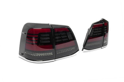 Rear lights 2008-2015 (Sequential Red) for Toyota Land Cruiser 200 - Reelken Auto
