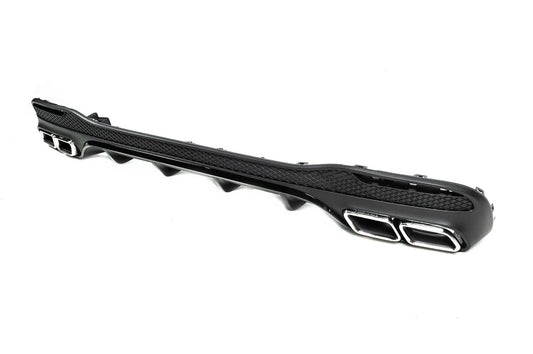Rear Diffuser GLS63 AMG (with Chrome Tips) for Mercedes GL/GLS сlass X166 2012-2019 - image 2