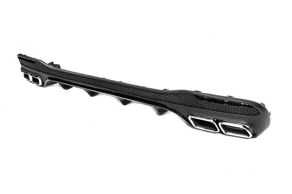 Rear diffuser GLS63 AMG (with chrome nozzles) for Mercedes GL/GLS class X166 - image 2