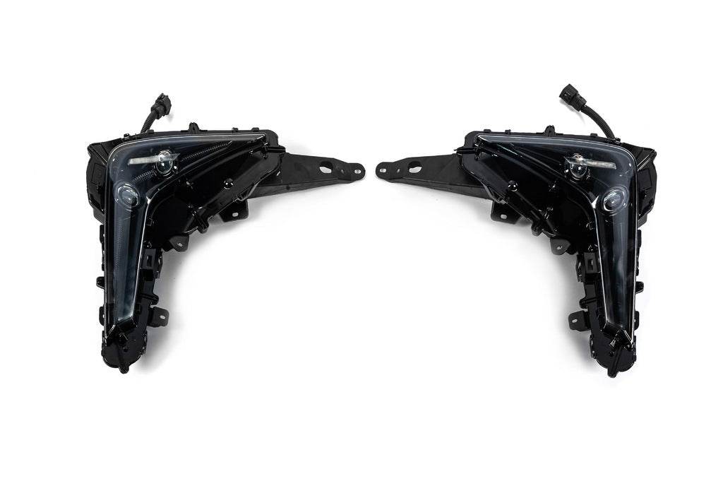 Fog lights 2016+ (Superior Black, 2 pcs) for Lexus LX570/450d - Reelken Auto